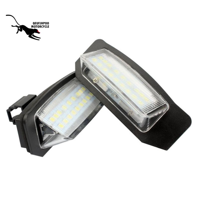 Set 2 Đèn LED Chiếu Biển Số Xe Cho Mitsubishi Outlander 2 3 Lancer Eclipse 3 4 Cross Galant Xpander I-MiEV