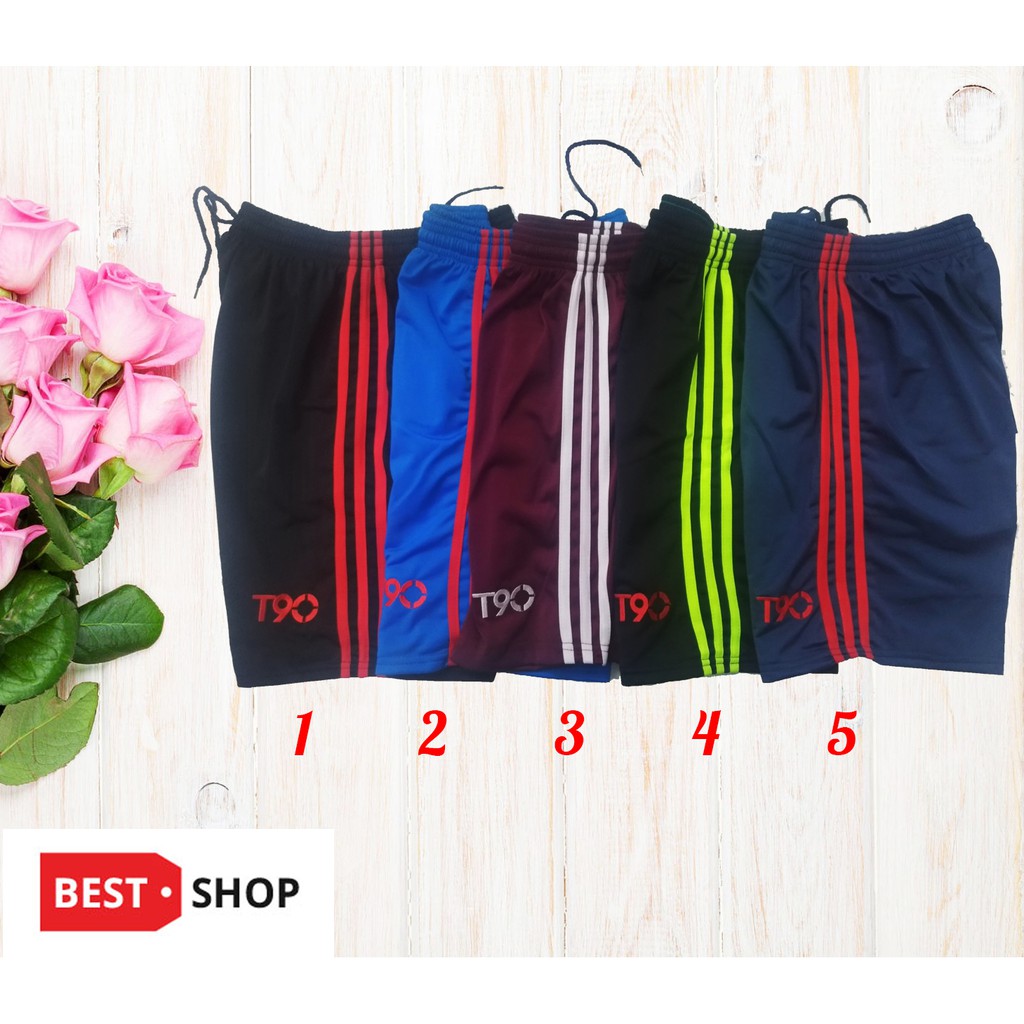 Quần Short Nam - Quần Đùi Thể Thao T90 - Vải Thun Thoáng Mát