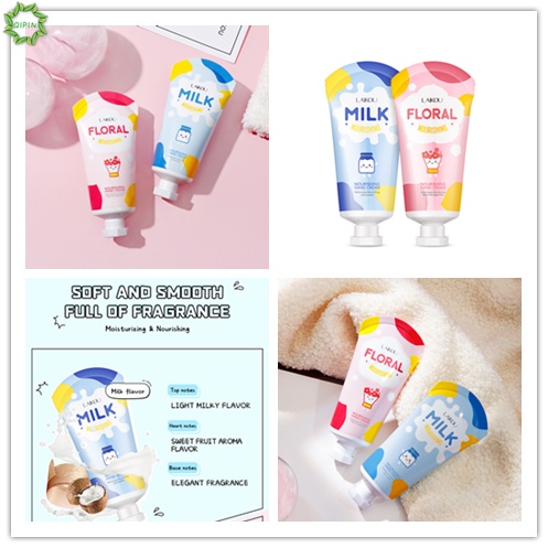 [Hàng mới về] Kem dưỡng da tay LAIKOU 50g chiết xuất sữa dưỡng ẩm và tái tạo da hiệu quả chất lượng cao Qipin