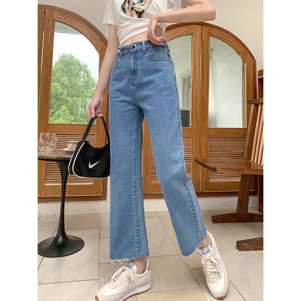 QUẦN BAGGY ỐNG LOE NỮ  MẪU HOT NHẤT NĂM 2019 D21