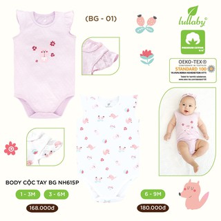 [ ảnh thật ] Lullaby - set Body cộc tay bé trai bé gái  sơ sinh mẫu đẹp dễ thương mới nhất- NH615P - NH614P