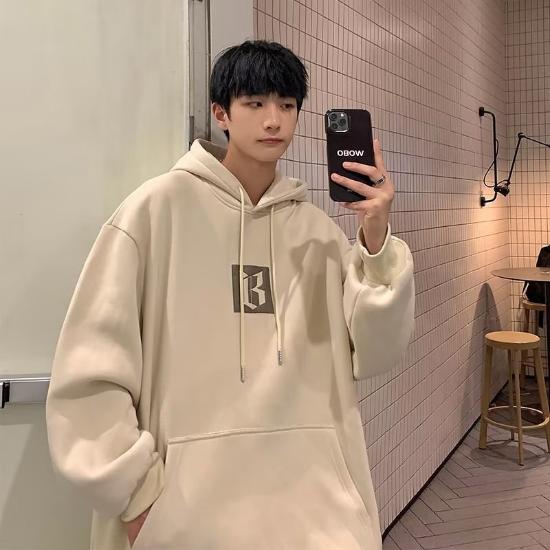 Áo hoodie Tay Dài Phong Cách Đường Phố Mỹ Cá Tính Cho Nam