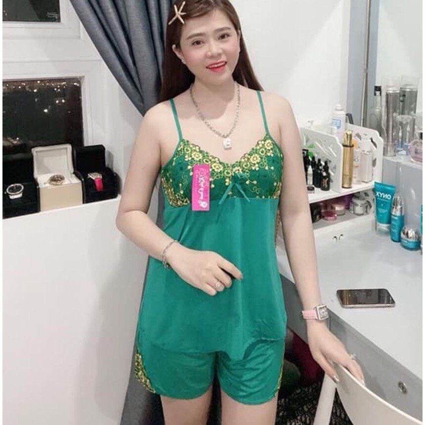 Bộ đổ ngủ thun lạnh loại 1 size từ 40->65kg♥️♥️Đùi 2 dây