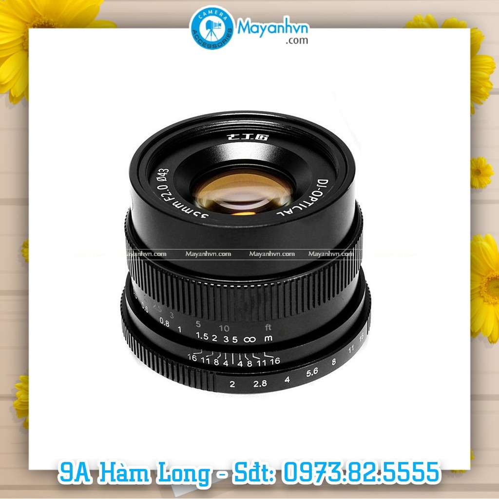 Ống kính 7artisans 35mm F2 (MF) (Chính Hãng)