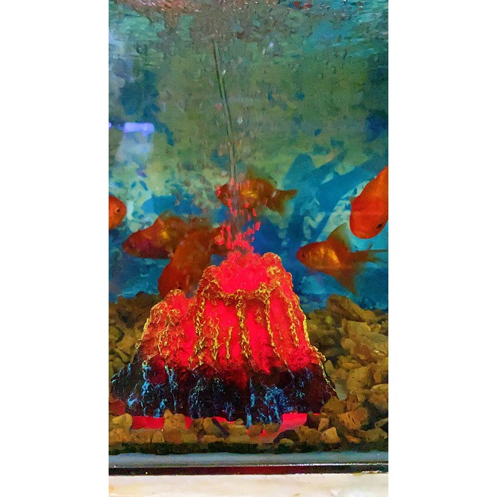 COMBO NÚI LỬA VÀ ĐÈN LED CHÌM ĐỦ MÀU ĐIỀU KHIỂN TỪ XA