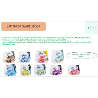 Sáp thơm glade 180 gr