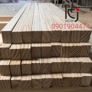 [KID005] - THANH GỖ THÔNG DÀI 95x3x4 CM LÁNG MỊN 4 MẶT