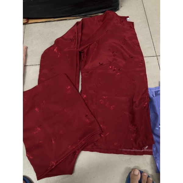 Bộ Gấm Bà Ba Tay Dài Gài Nút Cho Người lớn Tuổi .Hàng loại 1