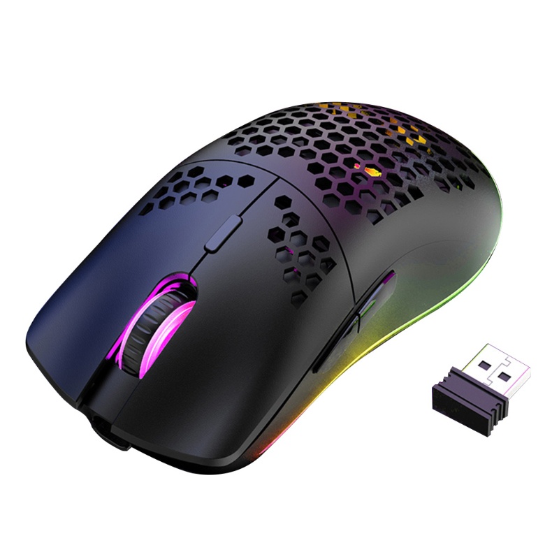 Chuột Quang Không Dây XYH80 2 4GHz 4 Gear 3200 DPI RGB Dùng Để Chơi Game