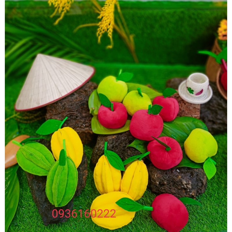 Quả táo_ quả khế vải nhồi bông