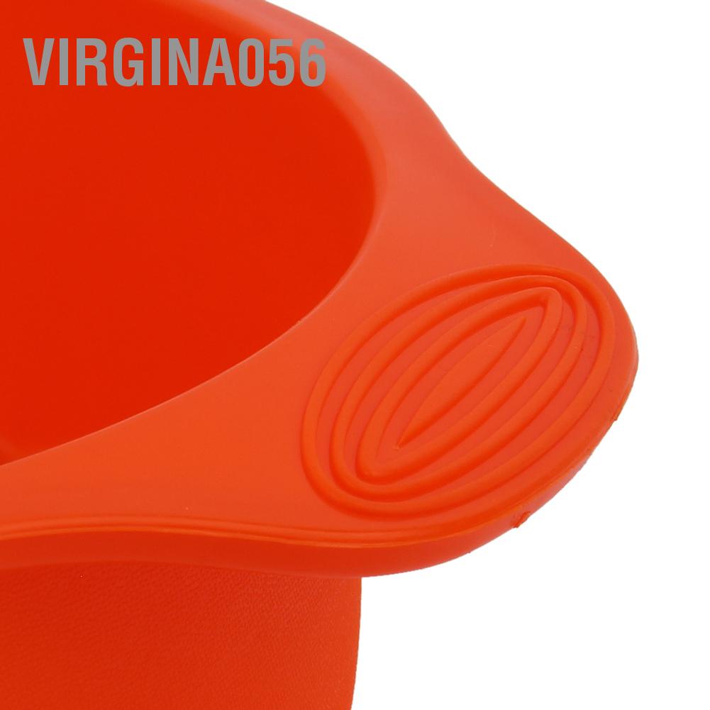 Virgina056 11.42inch Round Shape 3D Silicone Baking Cake Mold DIY Pan Tray