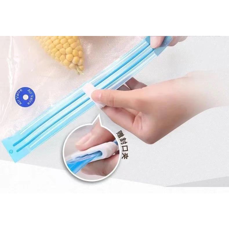 Máy Hút Chân Không Cầm Tay Mini Chạy Bằng Pin. Bảo Quản Thực Phẩm Gia Đình, Ép Chân Không, Lực Hút Mạnh
