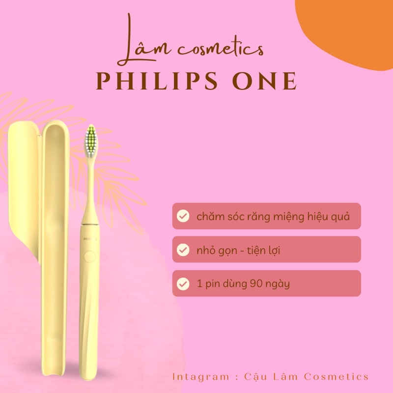 BÀN CHẢI ĐIỆN PHILIPS ONE DÙNG PIN AAA