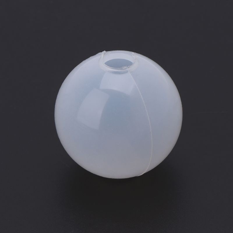 RUNღღ4 Pcs/set Spherical Crystal Epoxy Silicone Mold DIY Jewelry Pendant Resin Molds