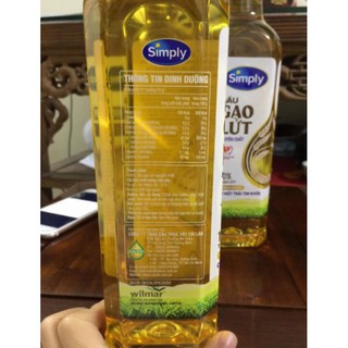 Dầu Gạo Lứt Simply 1 lít