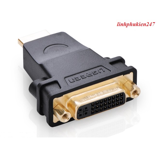Đầu chuyển đổi HDMI sang DVI-I Ugreen UG-20123 Cao cấp