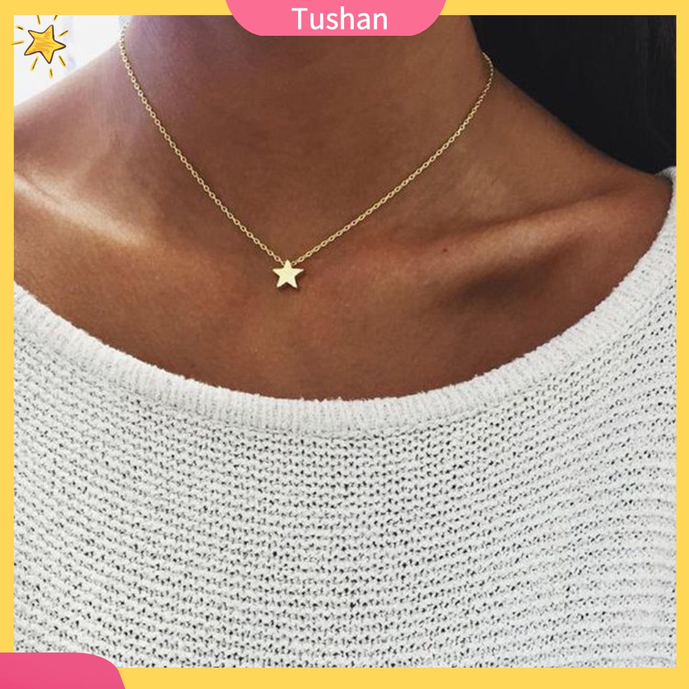 vòng cổ Mặt Hình Ngôi Sao Thời Trang Cho Nữ
