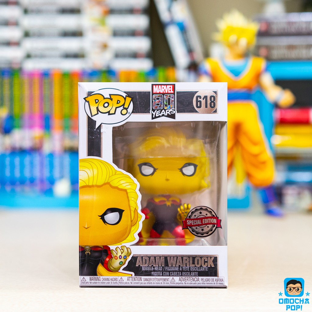 Mô Hình Chính Hãng Funko Pop Marvel 80th Anniversary Adam Warlock #618 hôp 8/10