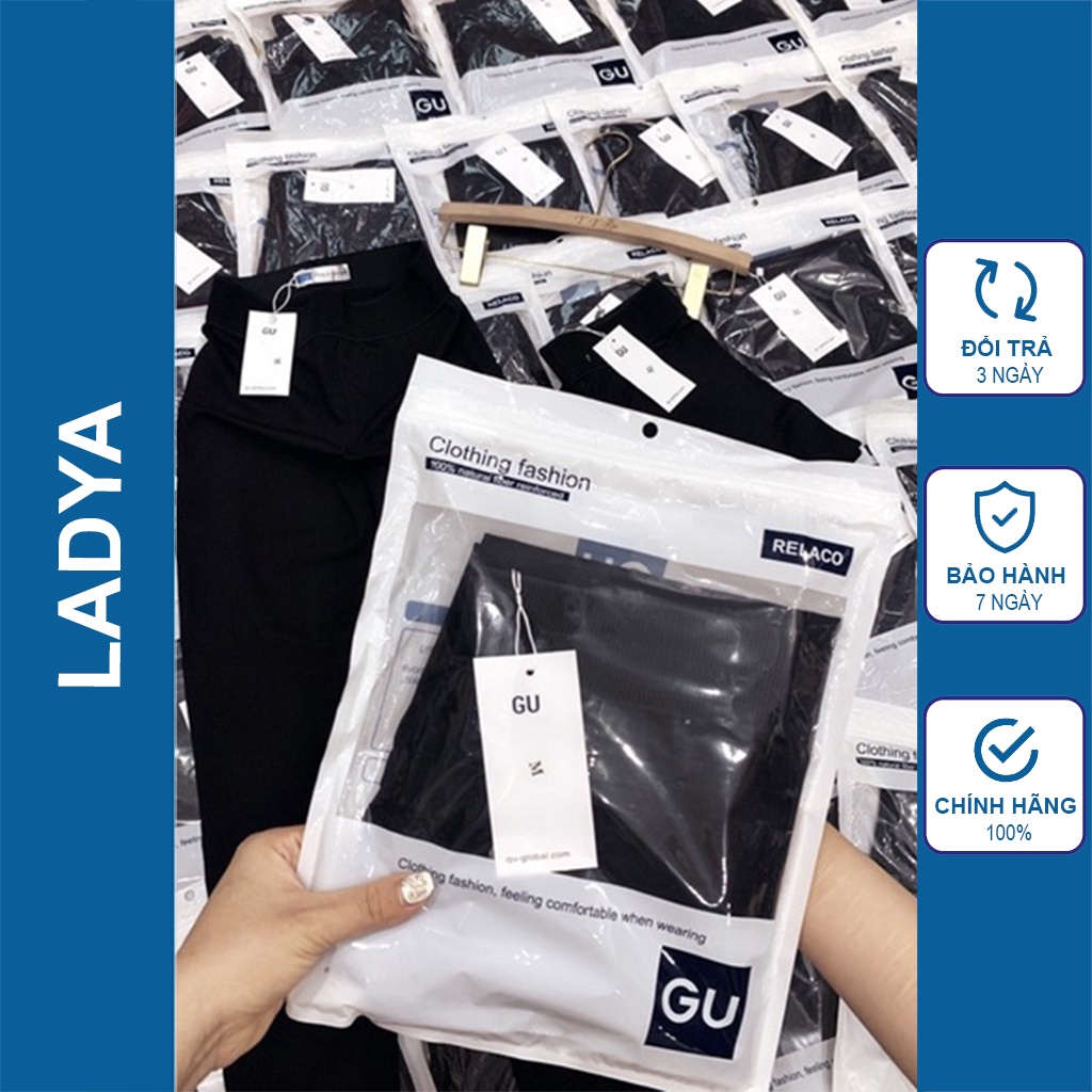 Quần legging đùi, dài GU cạp cao siêu co giãn LADYA STORE M800