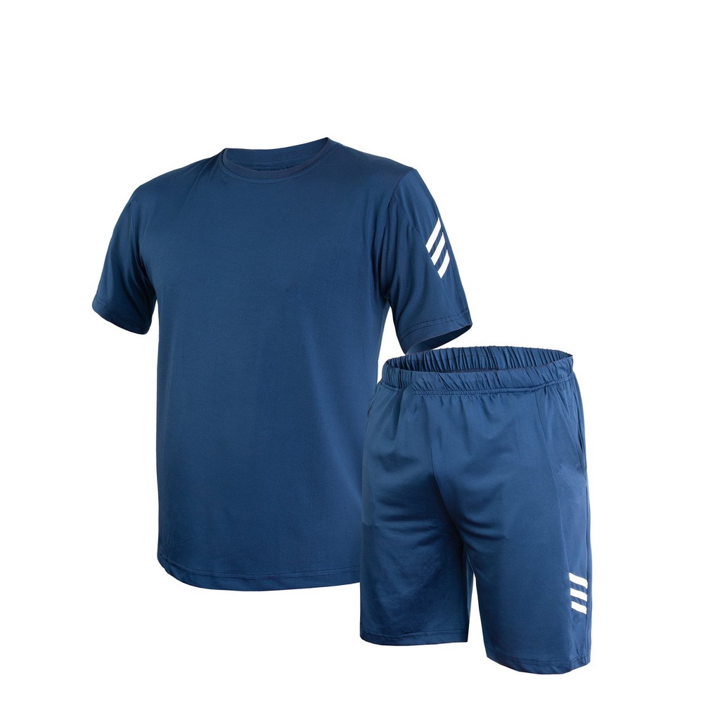 Bộ thể thao nam thun lạnh coolmax co giãn 4 chiều thiết kế trẻ trung năng động cho mùa hè 2022