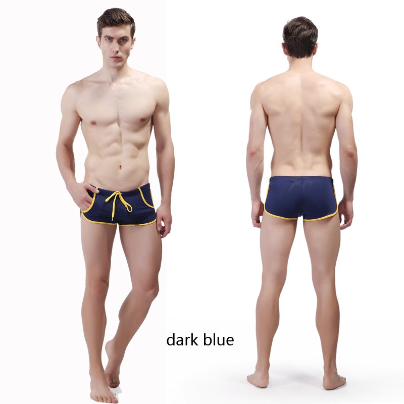 Quần bơi tứ giác trơn màu kiểu sexy cho nam | BigBuy360 - bigbuy360.vn