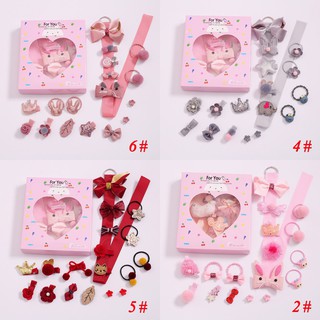 Set 18 Kẹp Tóc Dễ Thương Cho Bé Gái