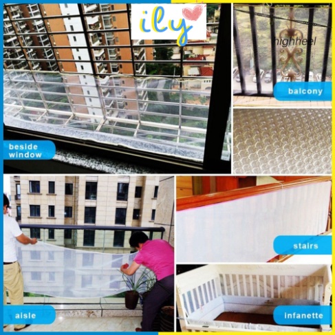 Lưới chắn cầu thang bằng lưới tiện dụng giúp che chắn cầu thang phù hợp cho những gia đình có con nhỏ ILY
