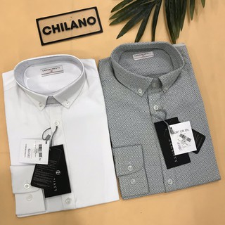 [XẢ KHO][ẢNH THẬT] Áo sơ mi họa tiết dài tay Chris cho nam