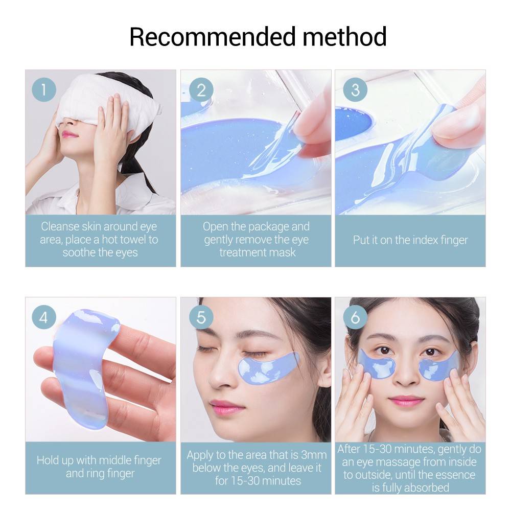 Lanbena Blue Na Na Glage Eye Mask Đi đến Dark Circle 6 Slice Slice Nâng cấp | BigBuy360 - bigbuy360.vn