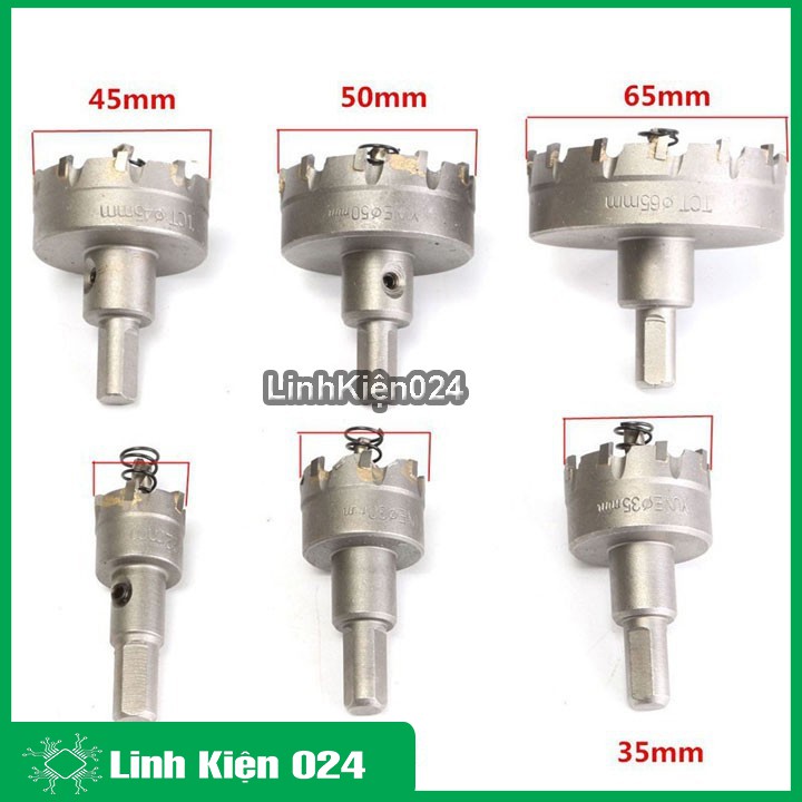 Bộ Khoét Lỗ Cao Cấp Khoét Sắt-Inox MAKHI (Không Có Via )