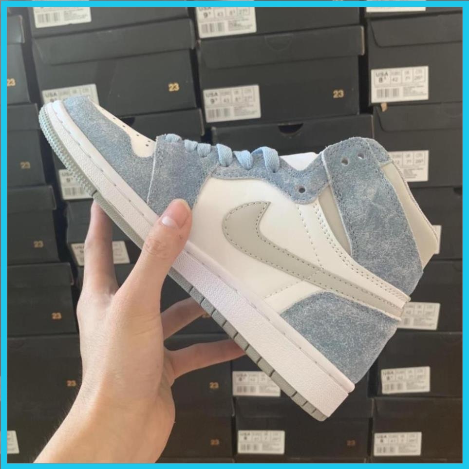 Giày 𝐉𝐨𝐫𝐝𝐚𝐧 Hyper Royal Hot Hit 2021 - Giày Thể Thao Sneaker Nam Nữ  𝐉𝐨𝐫𝐝𝐚𝐧 Cao Cổ Xanh Loang Full Bill Box