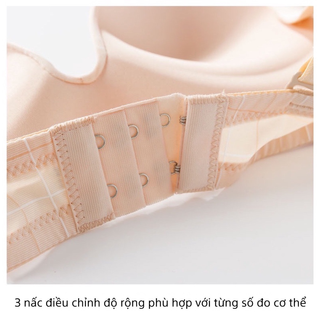Áo Lót Nữ Không Gọng Chống Chảy Xệ Nâng Ngực, Mút Su Đúc Mỏng Thoáng Mát BJA05