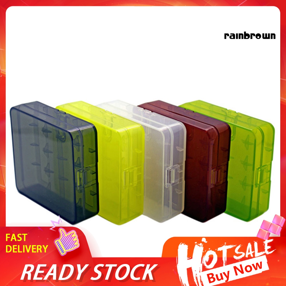 Hộp đựng pin 4 ngăn có móc treo dành cho pin 18650