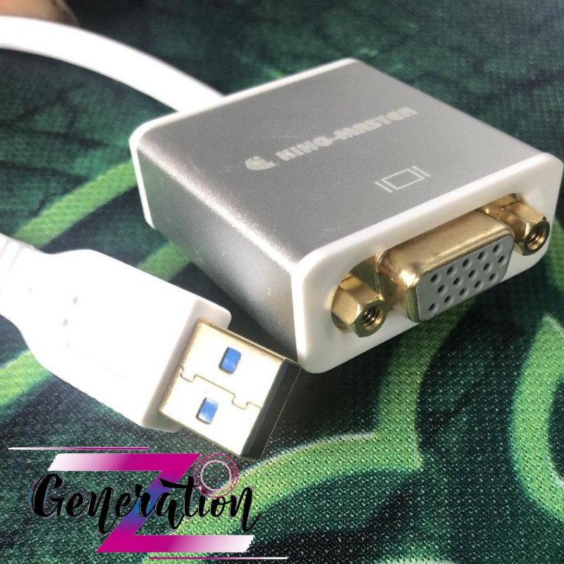 CÁP CHUYỂN USB 3.0 RA VGA KINGMASTER (KM010)