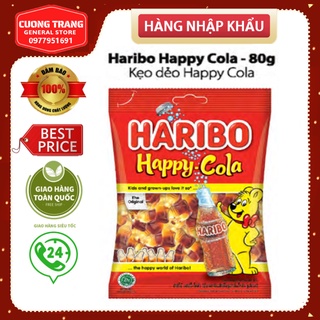 Kẹo dẻo Haribo Happy Cola gói 80g