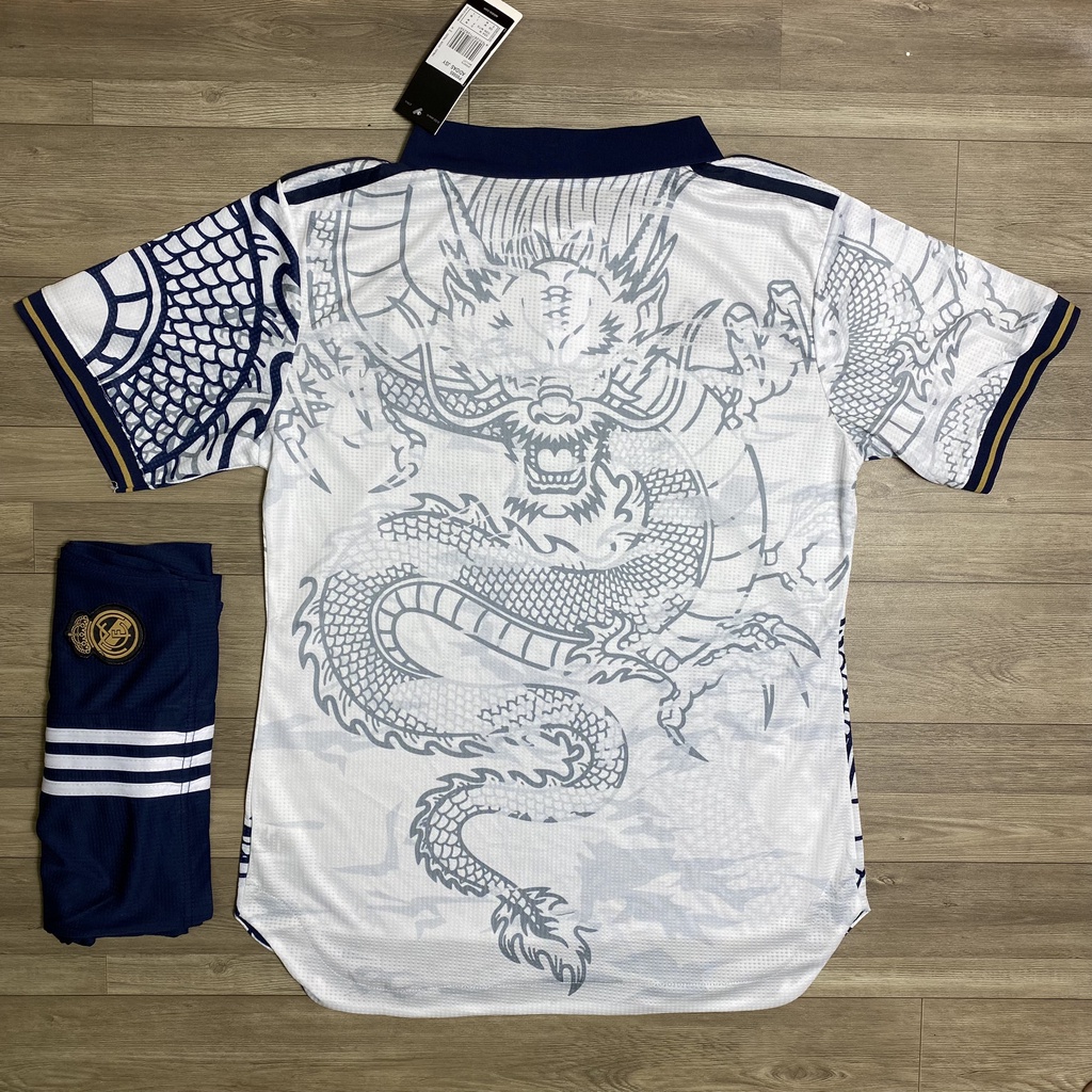 Rẻ Vô Địch - Bộ Quần Áo bóng đá CLB Real Madrid Rồng - Hàng Thái Chuẩn thi đấu