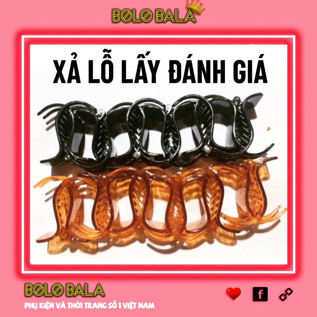 Kẹp tóc càng cua 3 răng nhám bền bỉ chống gẫy thời trang cho nữ - bolobala store