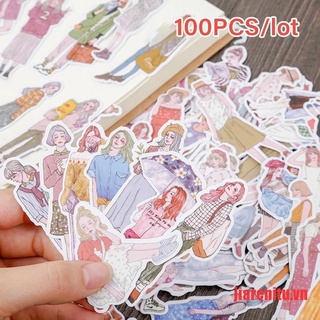 Set 100 Sticker Dán Trang Trí Sổ Tay Xinh Xắn