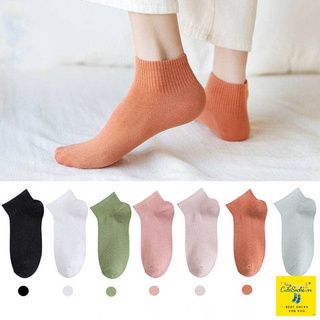 Tất cổ ngắn trơn co dãn 4 chiều