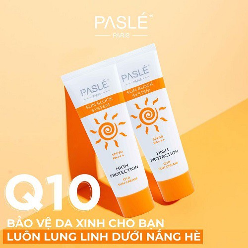 Kem siêu chống nắng PASLE Q10 Sun Cream SPF 50 PA +++ 75g