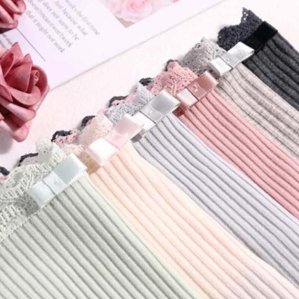 Quần lót viền ren gân tăm đính nơ kháng khuẩn 029