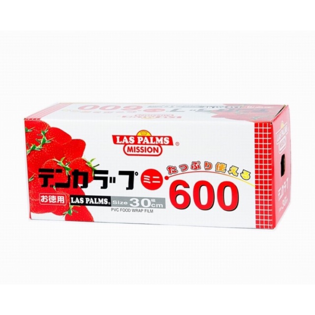 Màng bọc thực phẩm Laspalm dâu 600 khổ 30cm  - Hàng  dày đủ mét như hình chuẩn công ty Đông Dương