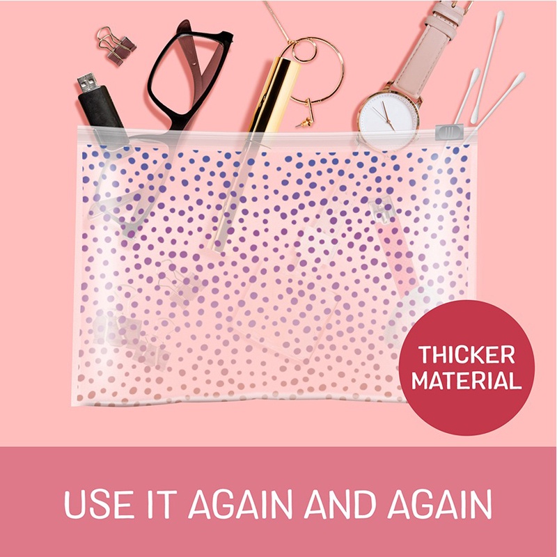 Ziploc Makeup and Accessory Bags - Charm Collection, 15 túi