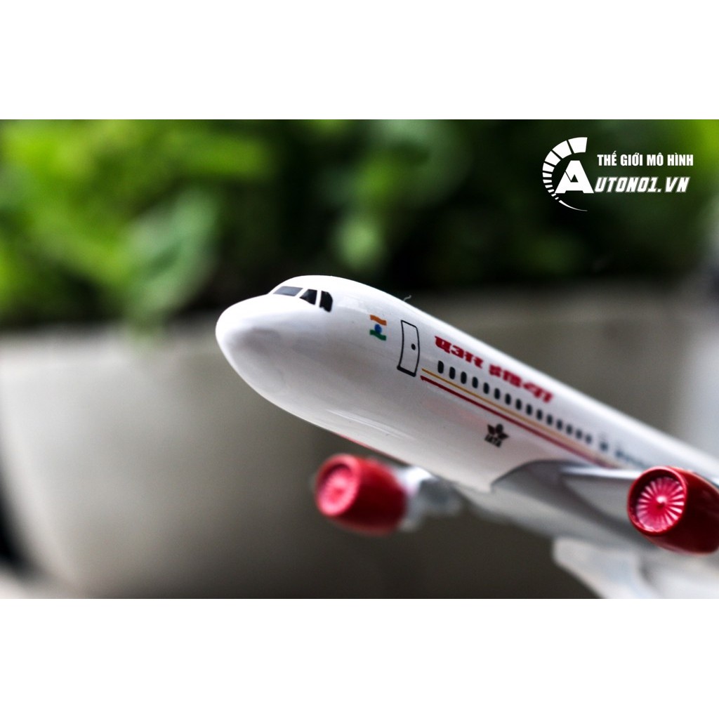 MÔ HÌNH MÁY BAY AIRBUS A320 AIR INDIA 16CM EVERFLY 6853