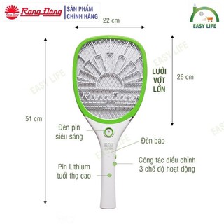 Vợt bắt muỗi rạng đông cao cấp