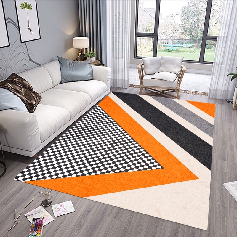 Thảm lì bali nhập khẩu - Thảm trải sàn Trang trí phòng ngủ, phòng khách, Phong cách bắc âu 1m6x2m3