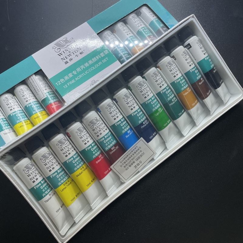 [ 12 Màu ] Set Màu Vẽ Móng , Làm Nail ACRYLIC
