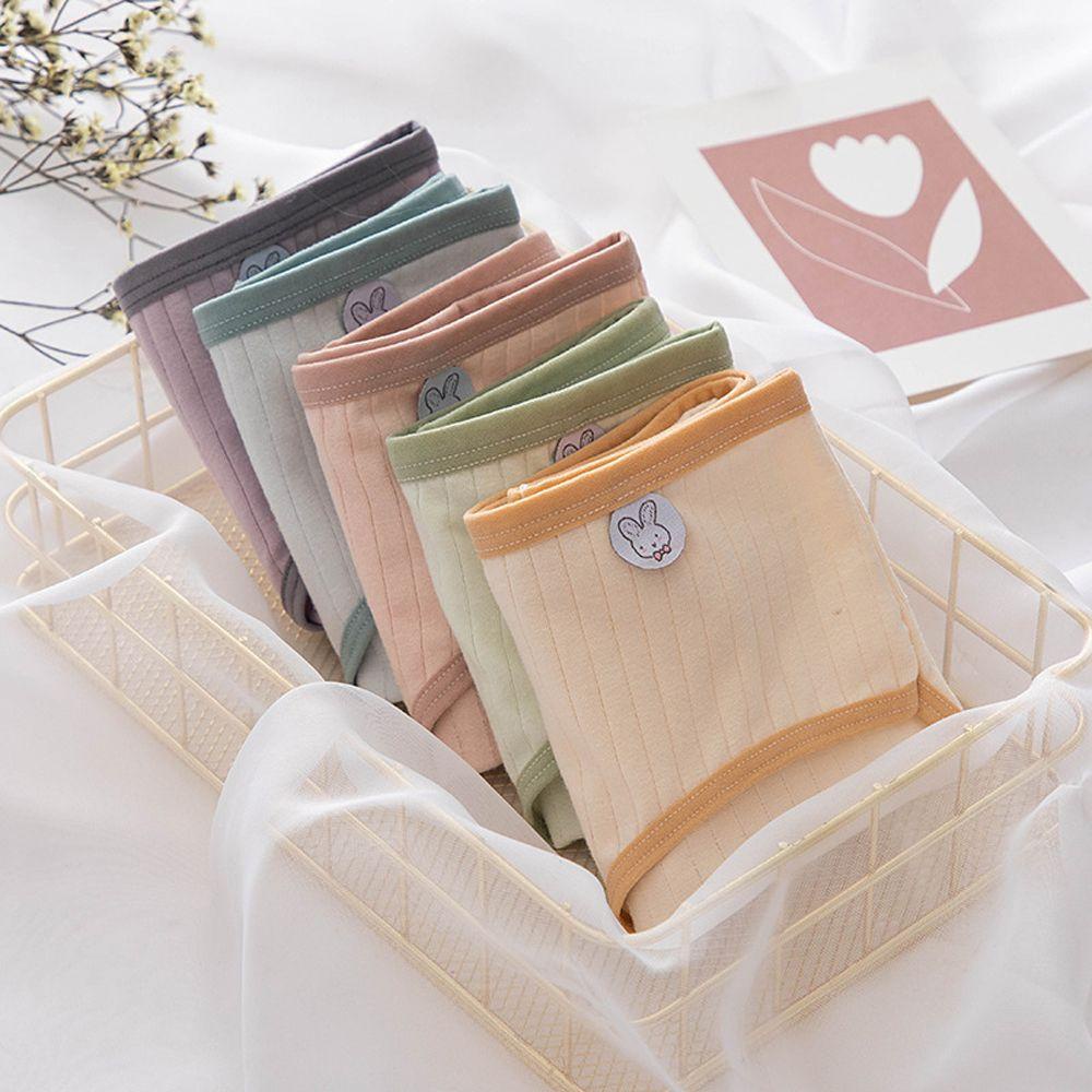 Anemone Quần Lót Cotton Thoáng Khí Họa Tiết Hoạt Hình Dễ Thương Cho Nữ