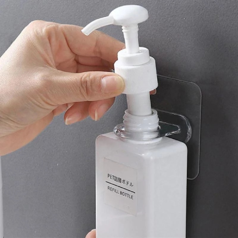 Móc Tròn Trong Suốt Dán Tường Treo Đồ Nhà Bếp Nhà Tắm Tiện Dụng
