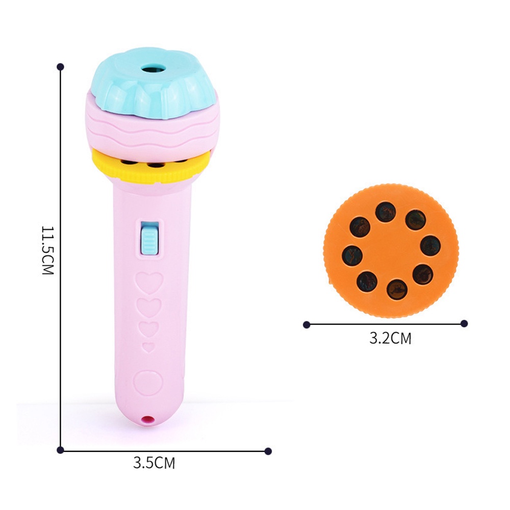 Đồ chơi cho bé Đèn pin chiếu 80 hình ảnh nhiều chủ đề, Đồ chơi thông minh Space Kids